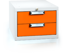 Unterbaublöcke UNI für Werkbänke 351 x 480 x 600 - 2x Schubladen